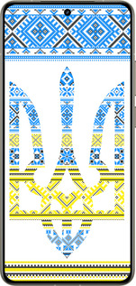 Силіконовий чехол Герб - вишиванка жовто-блакитна  для Realme GT 7 Pro - 1197u-3893 изображение 