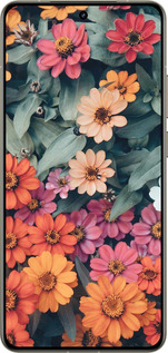 Силиконовый чехол Beauty flowers для Realme GT 7 Pro - 4050u-3893 изображение 
