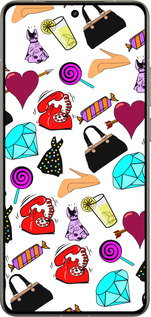 Силиконовый чехол stickers для Realme GT 7 Pro - 4757u-3893 изображение 