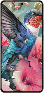 Силиконовый чехол Сказочная колибри для Realme GT 7 Pro - 6051u-3893 изображение 