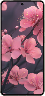 Силіконовий чехол Пурпурова сакура для Realme GT 7 Pro - 6075u-3893 изображение 