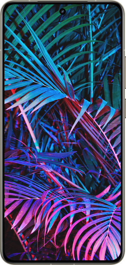 Силиконовый чехол Папоротник под ультрафиолетом для Realme GT 7 Pro - 4069u-3893 изображение 