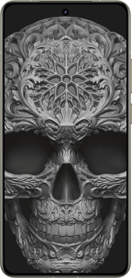 Силиконовый чехол skull-ornament для Realme GT 7 Pro - 4101u-3893 изображение 