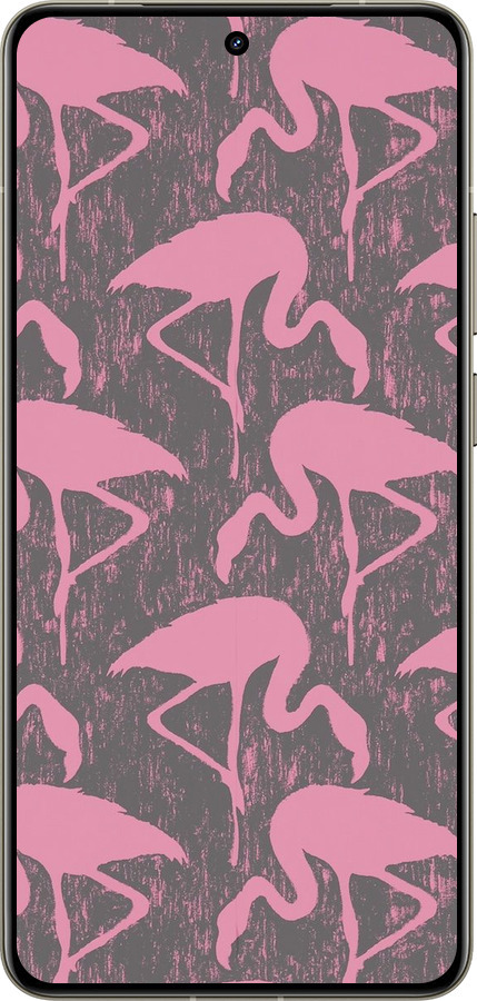 Силіконовий чехол Vintage-Flamingos для Realme GT 7 Pro - 4171u-3893 изображение 