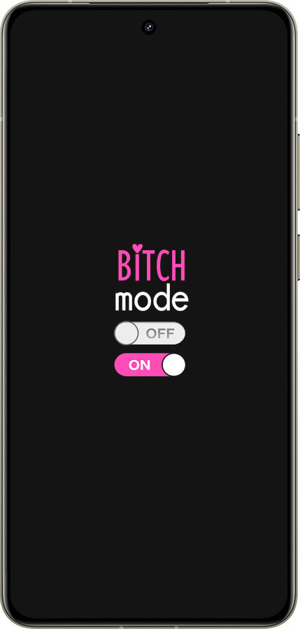 Силиконовый чехол Bitch mode для Realme GT 7 Pro - 4548u-3893 изображение 