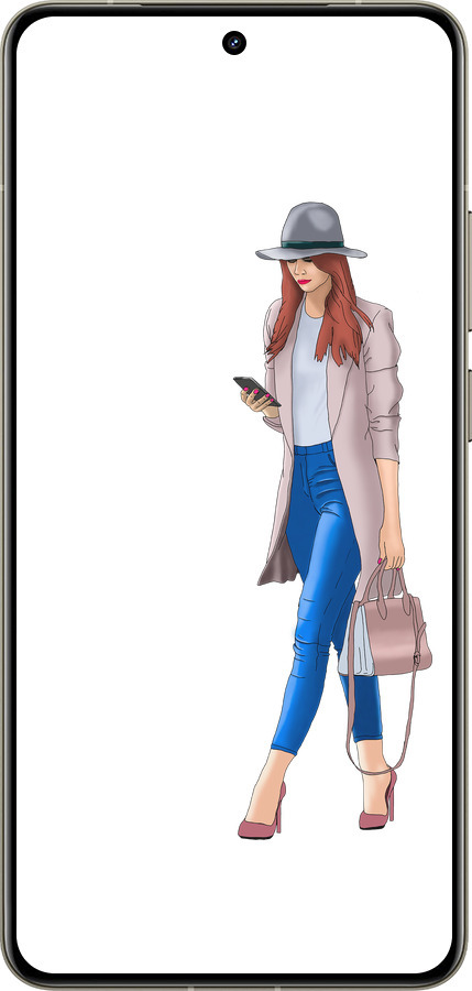 Силиконовый чехол Девушка 1 для Realme GT 7 Pro - 4751u-3893 изображение 