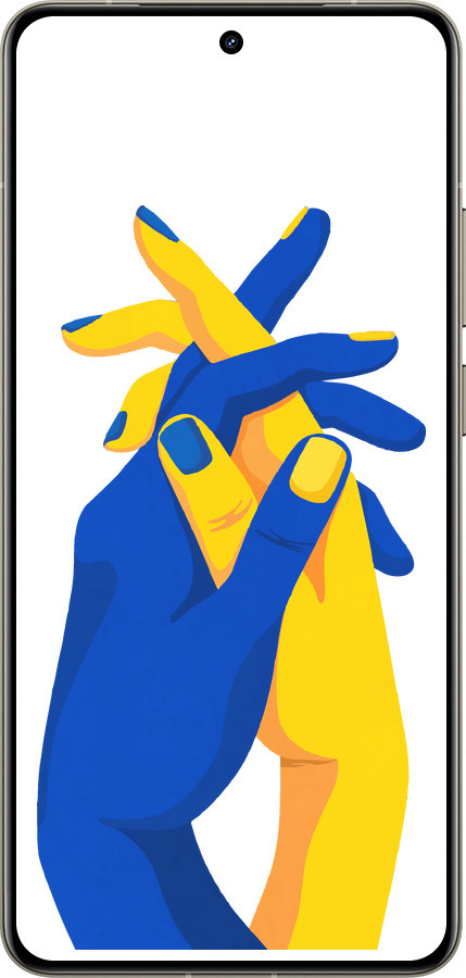 Силиконовый чехол Stand With Ukraine для Realme GT 7 Pro - 5255u-3893 изображение 