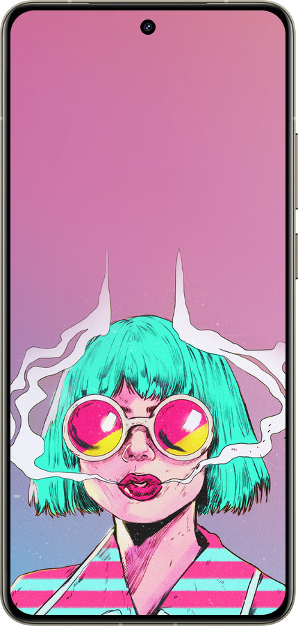 Силиконовый чехол Поп арт девушка для Realme GT 7 Pro - 5378u-3893 изображение 