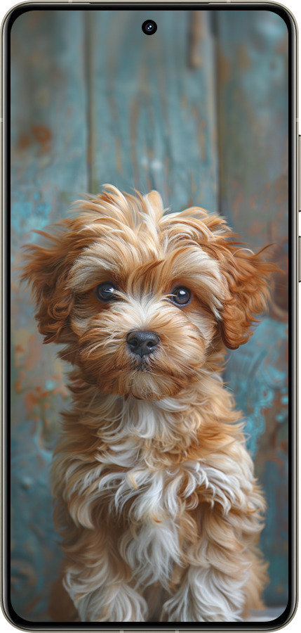Силиконовый чехол Щенок мальтипу для Realme GT 7 Pro - 6157u-3893 изображение 