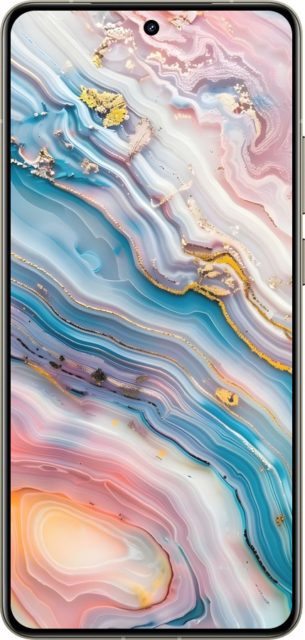 Силиконовый чехол Мрамор красивый для Realme GT 7 Pro - 6376u-3893 изображение 