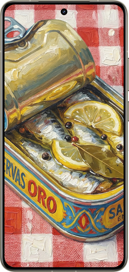 Силіконовий чехол Vintage Sardine Tin Phone для Realme GT 7 Pro - 6772u-3893 изображение 