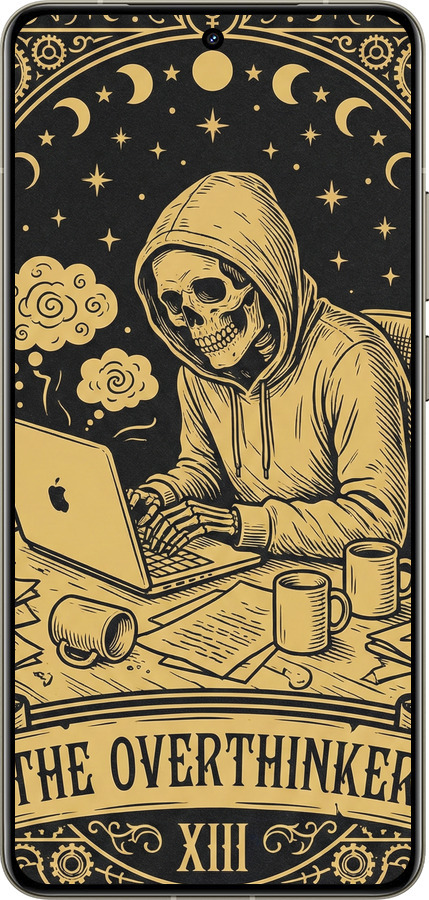 Силиконовый чехол The Overthinker для Realme GT 7 Pro - 6774u-3893 изображение 