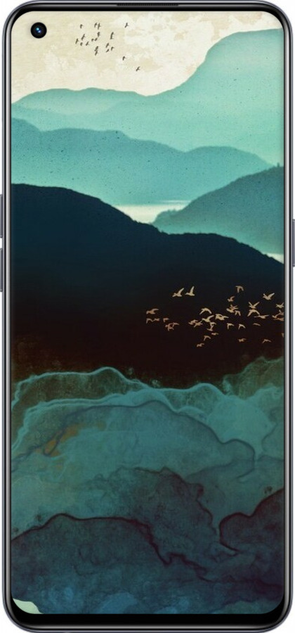 TPU чехол С изображением гор Индиго для Realme GT Master - 6484b-2852 изображение 