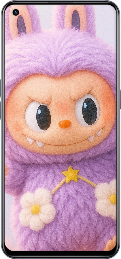 TPU чехол Лабубу для Realme GT Master - 6708b-2852 изображение 