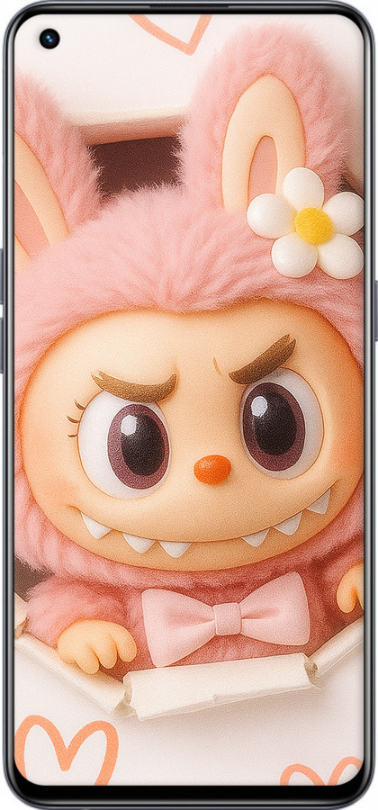 TPU чехол Лабубу 2 для Realme GT Master - 6710b-2852 изображение 