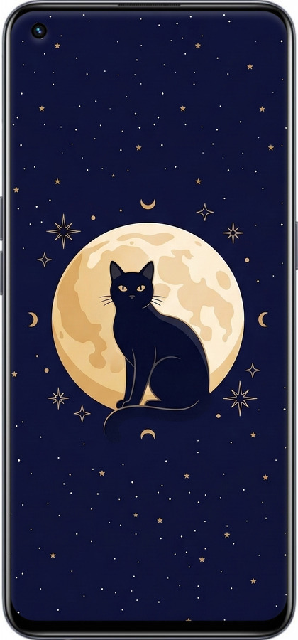 TPU чехол Cute Cat Celestial/Witchy для Realme GT Master - 6787b-2852 изображение 