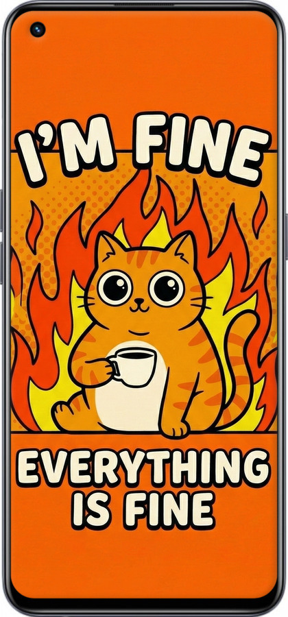 Силіконовий чехол Funny Cat для Realme GT Master - 6786u-2852 изображение 