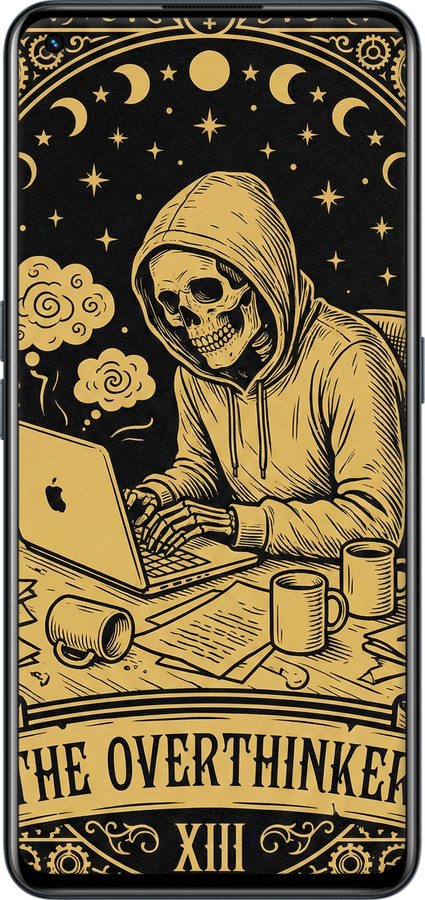 Силиконовый чехол The Overthinker для Realme GT Neo 2 - 6774u-2489 изображение 