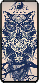 Силиконовый чехол Узорчатая сова для Realme GT Neo3 - 4000u-2590 изображение 