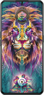 Силиконовый чехол Люминесцентный лев для Realme GT Neo3 - 4037u-2590 изображение 