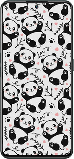 Силиконовый чехол Панды для Realme GT Neo3 - 4318u-2590 изображение 