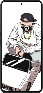 Силиконовый чехол Тачка для Realme GT Neo3 - 4663u-2590 изображение 