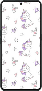 Силиконовый чехол Единорожка v2 для Realme GT Neo3 - 4703u-2590 изображение 
