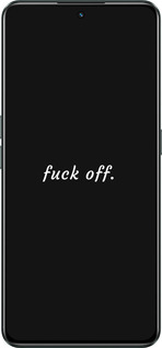 Силиконовый чехол Fuck off для Realme GT Neo3 - 4731u-2590 изображение 