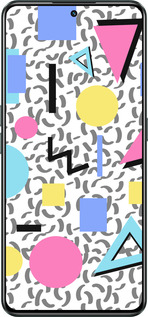 Силиконовый чехол Color shapes для Realme GT Neo3 - 4893u-2590 изображение 