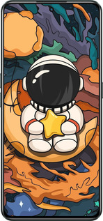 Силиконовый чехол Астронавт и звезда для Realme GT Neo3 - 5326u-2590 изображение 