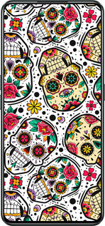 Силиконовый чехол Черепа для Realme GT Neo3 - 5471u-2590 изображение 