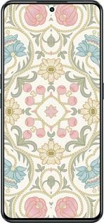 Силіконовий чехол Квітковий орнамент v2 для Realme GT Neo3 - 5513u-2590 изображение 