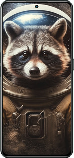 Силиконовый чехол Raccoon austronaut для Realme GT Neo3 - 5581u-2590 изображение 