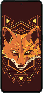 Силиконовый чехол Лиса геометрия для Realme GT Neo3 - 5607u-2590 изображение 