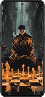 Силиконовый чехол Шахматы для Realme GT Neo3 - 5951u-2590 изображение 