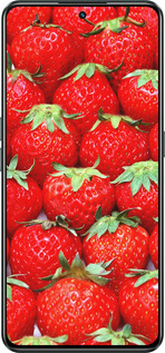 Силиконовый чехол Клубника для Realme GT Neo3 - 6020u-2590 изображение 