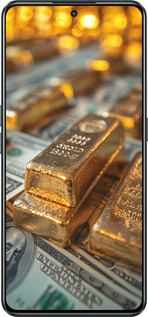 Силиконовый чехол Слитки и доллары для Realme GT Neo3 - 6105u-2590 изображение 