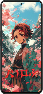 Силиконовый чехол Tanjiro Kamado для Realme GT Neo3 - 6132u-2590 изображение 