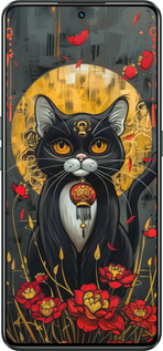 Силиконовый чехол China Cat для Realme GT Neo3 - 6134u-2590 изображение 