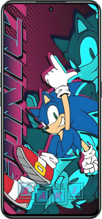 Силиконовый чехол Соник для Realme GT Neo3 - 6284u-2590 изображение 