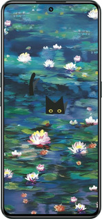 Силиконовый чехол Чехол с изображением водяных лилий Моне и кошек для Realme GT Neo3 - 6399u-2590 изображение 