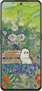 Силиконовый чехол Грустное привидение для Realme GT Neo3 - 6403u-2590 изображение 