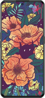 Силиконовый чехол С изображением полевых цветов для Realme GT Neo3 - 6419u-2590 изображение 