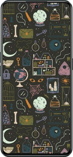 Силиконовый чехол Колдовской принт для Realme GT Neo3 - 6425u-2590 изображение 