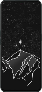 Силиконовый чехол Минималистический горный пейзаж для Realme GT Neo3 - 6438u-2590 изображение 