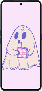 Силиконовый чехол Милый призрак для Realme GT Neo3 - 6507u-2590 изображение 