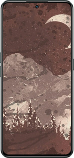 Силиконовый чехол С изображением лунного пейзажа в ночном лесу для Realme GT Neo3 - 6546u-2590 изображение 