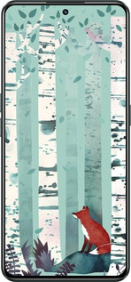 Силіконовий чехол Лис у зеленому лісі для Realme GT Neo3 - 6547u-2590 изображение 