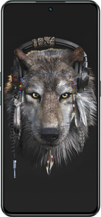 Силиконовый чехол Волк-меломан для Realme GT Neo3 - 875u-2590 изображение 