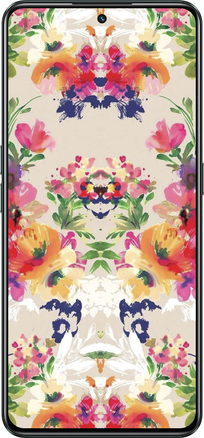 Силиконовый чехол Цветочный узор для Realme GT Neo3 - 1083u-2590 изображение 